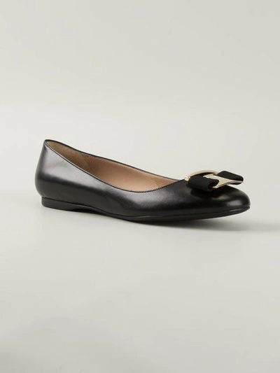 Shop Ferragamo 'ninna' Ballerinas