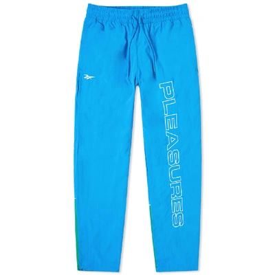 Shop Reebok X Pleasures Vector Pant In Blue