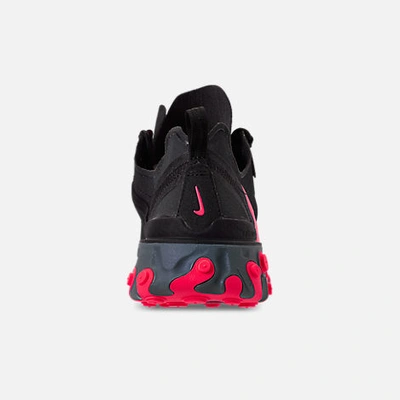 Shop Nike Women's React Element 55 Casual Shoes, Black - Size 6.5