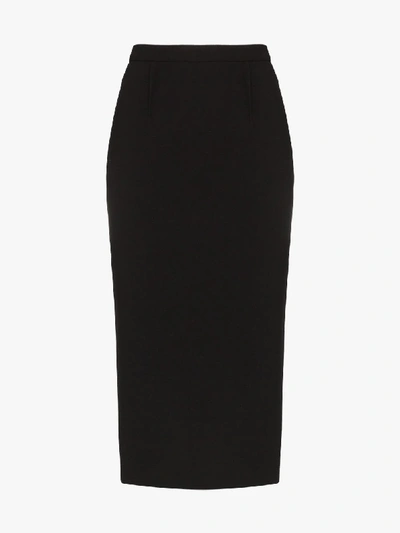 Shop Roland Mouret Arreton Pencil Skirt In Black