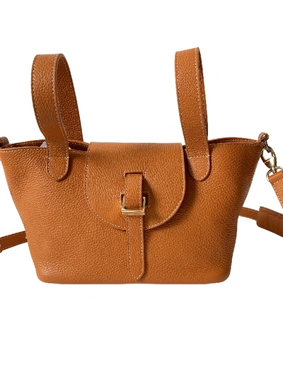 Shop Meli Melo Thela Mini Sunset Orange Cross Body Bag For Women