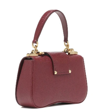 Shop Prada Sidonie Small Leather Shoulder Bag In Red