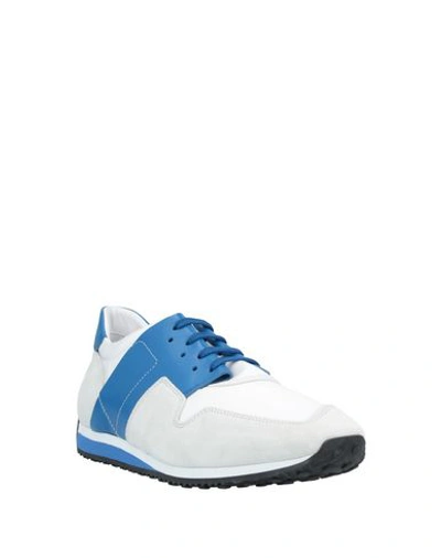 Shop Tod's Man Sneakers Blue Size 8 Soft Leather, Textile Fibers