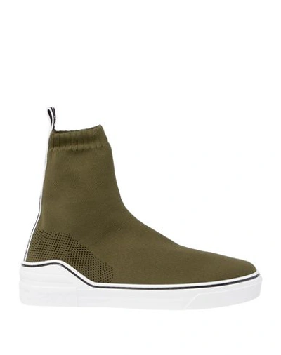Shop Givenchy Sneakers In Military Green