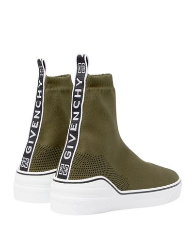 Shop Givenchy Sneakers In Military Green