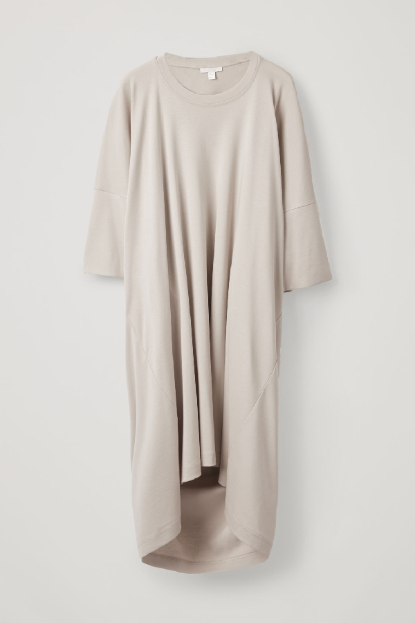 t shirt dress beige