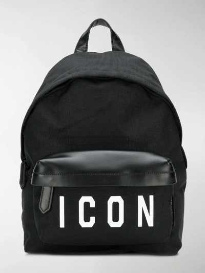 Shop Dsquared2 Icon Backpack In Black