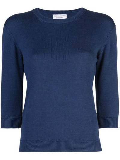 Shop Alexandra Golovanoff Kawai Crewneck In Blue