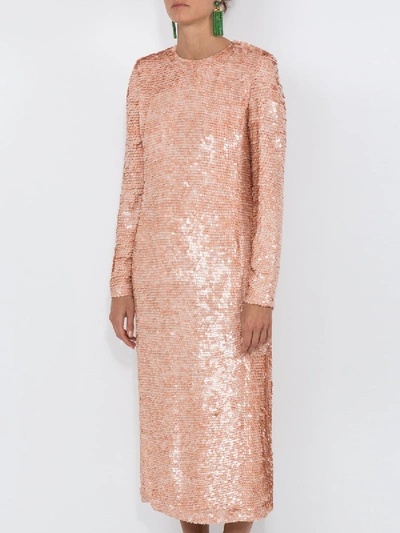 Shop Givenchy Sequined Midi Dress