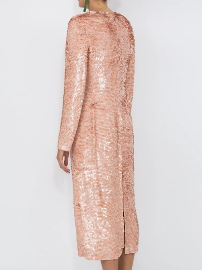 Shop Givenchy Sequined Midi Dress