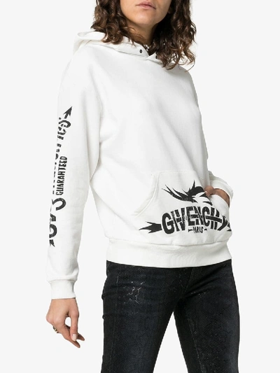 Shop Givenchy Logo Cotton Hoodie