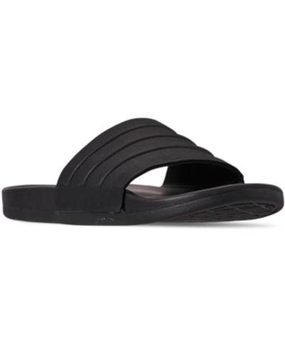 Shop Adidas Originals Adidas Men's Adilette Comfort Slide Sandals From Finish Line In Core Black/core Black/cor