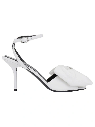 Shop Balenciaga Knife Sandals In White