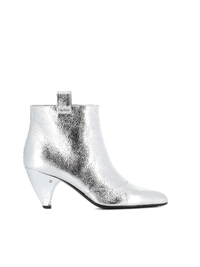 Shop Laurence Dacade Ankle Boots Terence In Silver