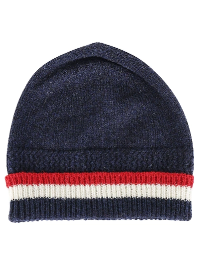 Shop Thom Browne Wool Hat In Navy