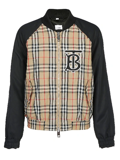 Shop Burberry Harlington Jacket In Black