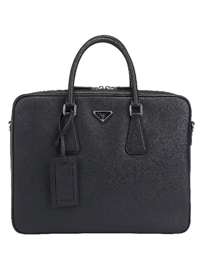 Shop Prada Handbag In Nero