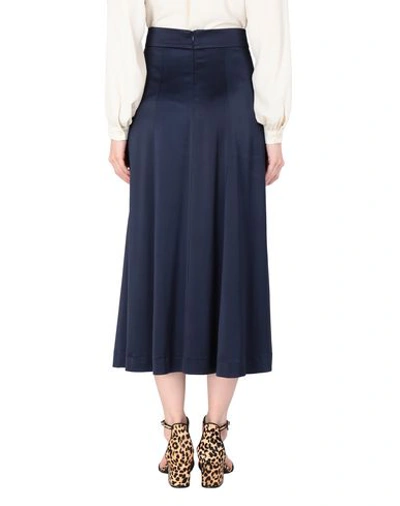 Shop Ivy & Oak 3/4 Length Skirts In Dark Blue