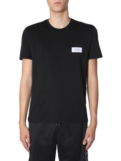 Shop Givenchy T-shirt With Patch Logo In Nero