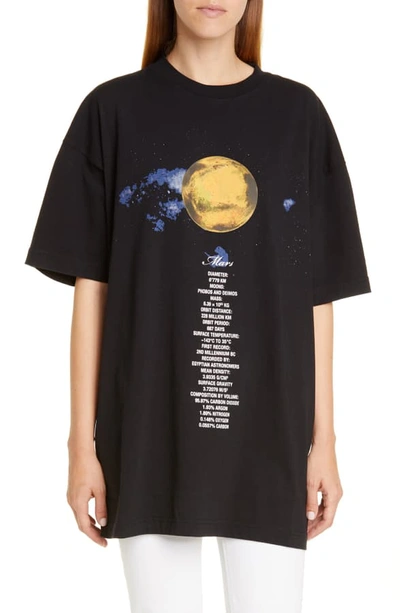 Vetements Mars Oversized Cotton Jersey T Shirt | ModeSens
