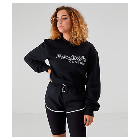 reebok cropped sweatshirt