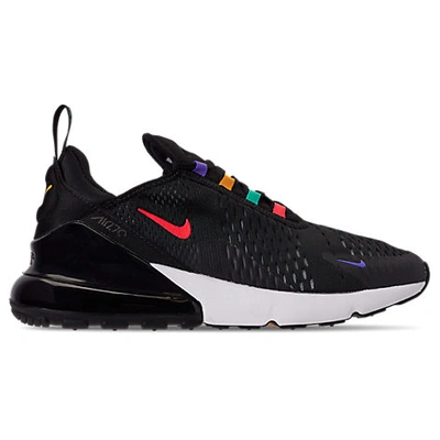 Shop Nike Men's Air Max 270 Casual Shoes In Black Size 9.0