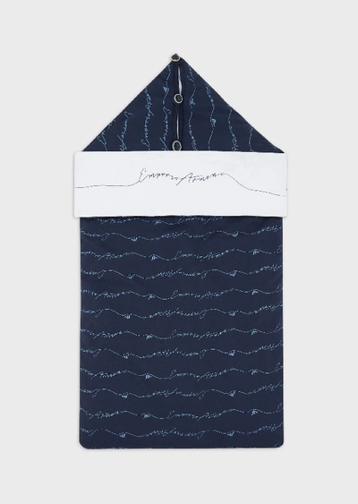 Shop Emporio Armani Blankets - Item 46660870 In Midnight Blue