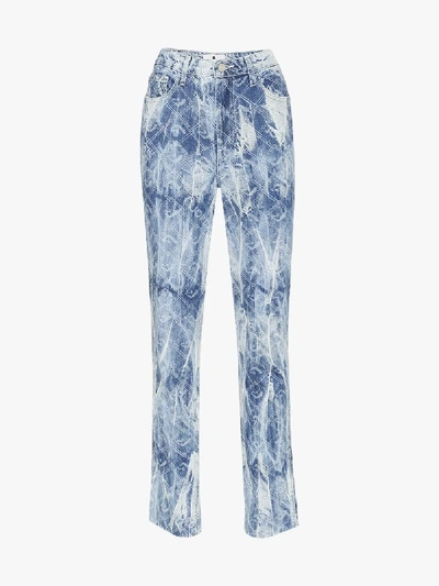 Shop Jordache High Waist Acid Wash Jeans In Blue
