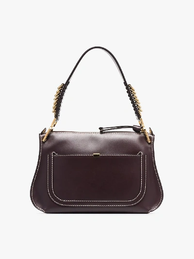 Shop Chloé Brown Marcie Medium Shoulder Bag