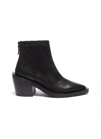 Shop Marsèll 'coneros' Distressed Leather Ankle Boots