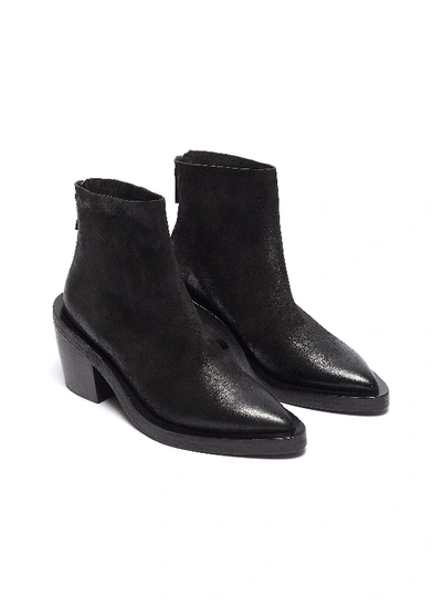 Shop Marsèll 'coneros' Distressed Leather Ankle Boots