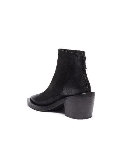 Shop Marsèll 'coneros' Distressed Leather Ankle Boots