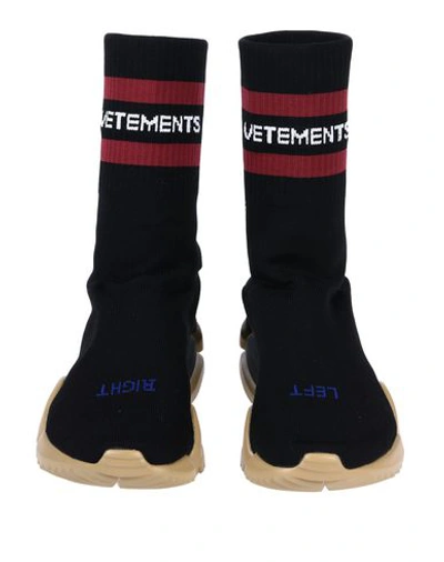 Shop Reebok X Vetements Man Sneakers Black Size 7.5 Textile Fibers