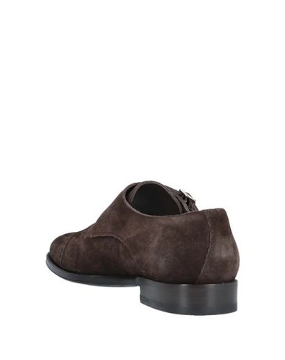 Shop Tagliatore Loafers In Dark Brown