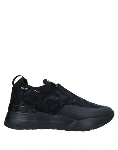 Shop Ruco Line Sneakers In Black