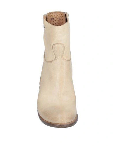 Shop Silvano Sassetti Ankle Boots In Sand