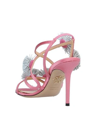 Shop Charlotte Olympia Sandals In Pink