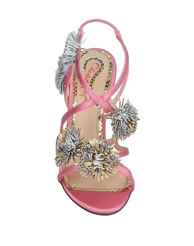 Shop Charlotte Olympia Sandals In Pink