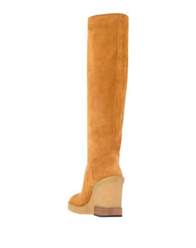 Tod's Knee Boots In Yellow