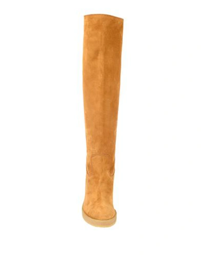 Tod's Knee Boots In Yellow