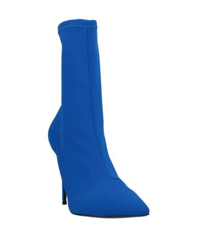 Shop Naked Wolfe Ankle Boot In Bright Blue