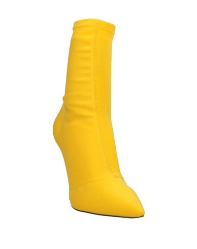 Shop Naked Wolfe Ankle Boot In Yellow