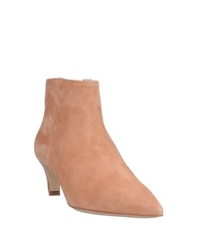 Shop Deimille Ankle Boot In Pale Pink