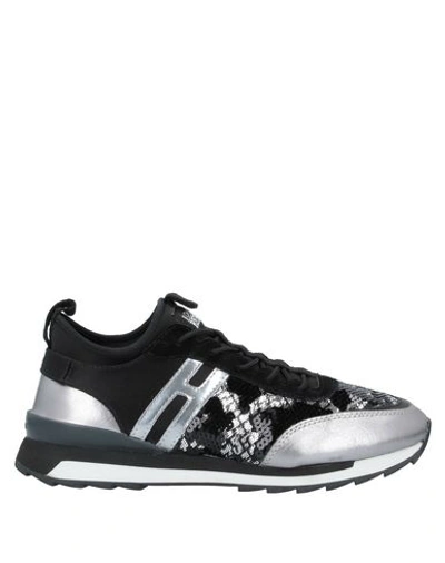 Hogan Rebel Sneakers In Black