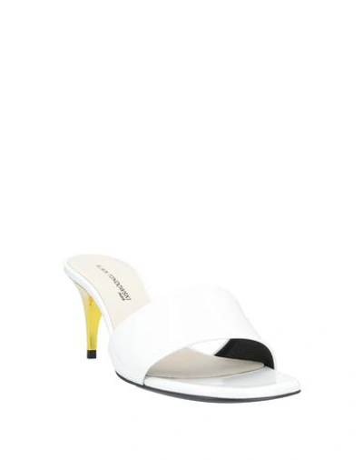 Shop Alain Tondowski Sandals In White