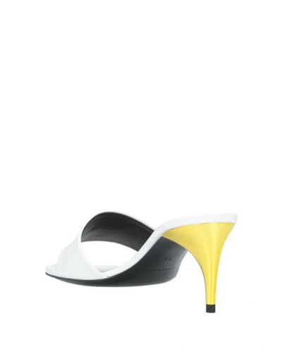 Shop Alain Tondowski Sandals In White