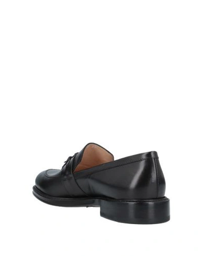 Shop Alberto Guardiani Loafers In Black