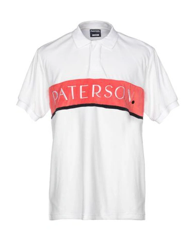 Shop Paterson Polo Shirts In White