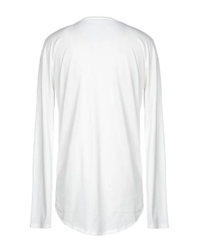 Shop Ermanno Gallamini T-shirt In Ivory