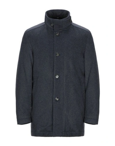 Shop Schneiders Coat In Slate Blue